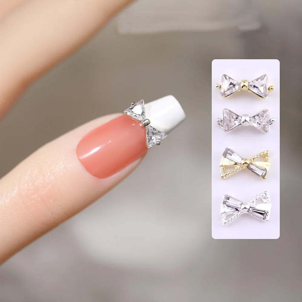 10pcs Alloy Diamonds Bowknot Nail Art Charms Decorations Shiny Crystal Jewelry Designs for UV Gel Nails Design Manicure Supplies
10pcs Alloy Diamonds Bowknot Nail Art Charms Decorations Shiny Crystal Jewelry Designs for UV Gel Nails Design Manicure Supplies