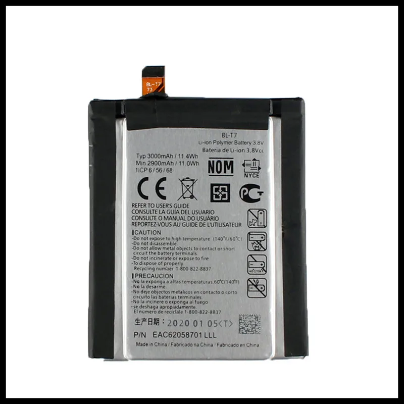 Original Quality BL-T7 Battery For LG G2 D802 D800 D801 L-O1F VS980 LS980 L24 Battery BLT7
Original Quality BL-T7 Battery For LG G2 D802 D800 D801 L-O1F VS980 LS980 L24 Battery BLT7