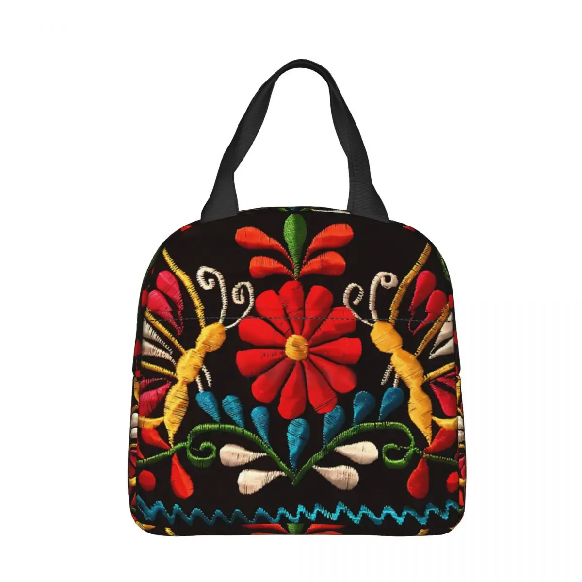 Mexican Butterflies And A Red Flower Insulated Lunch Bag Women Kids Cooler Bag Thermal Portable Lunch Box Ice Pack Tote
Mexican Butterflies And A Red Flower Insulated Lunch Bag Women Kids Cooler Bag Thermal Portable Lunch Box Ice Pack Tote