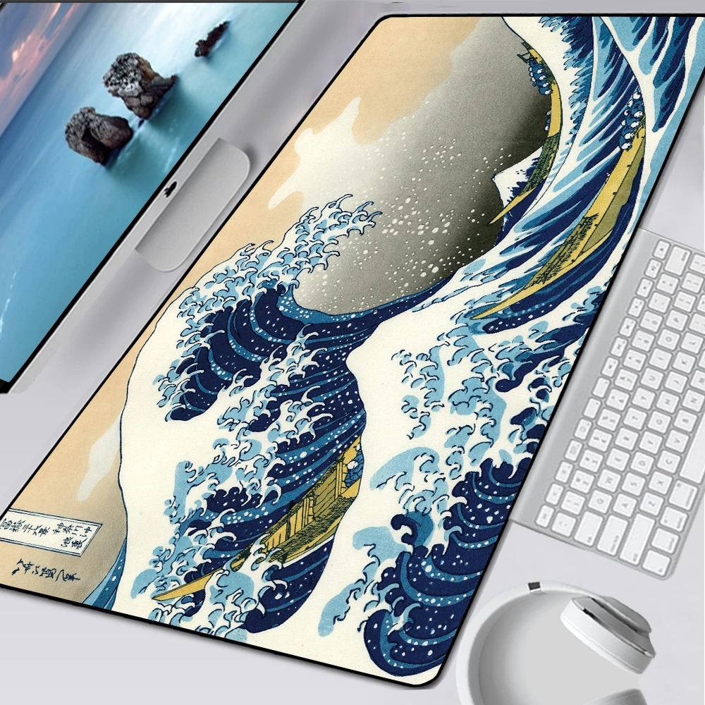 XXL Great Wave Off Mouse Pad Art Large Overlock Edge Mat Rubber Speed PC Computer Gaming Mousepad Waterproof Desk Keyboard Mat
XXL Great Wave Off Mouse Pad Art Large Overlock Edge Mat Rubber Speed PC Computer Gaming Mousepad Waterproof Desk Keyboard Mat