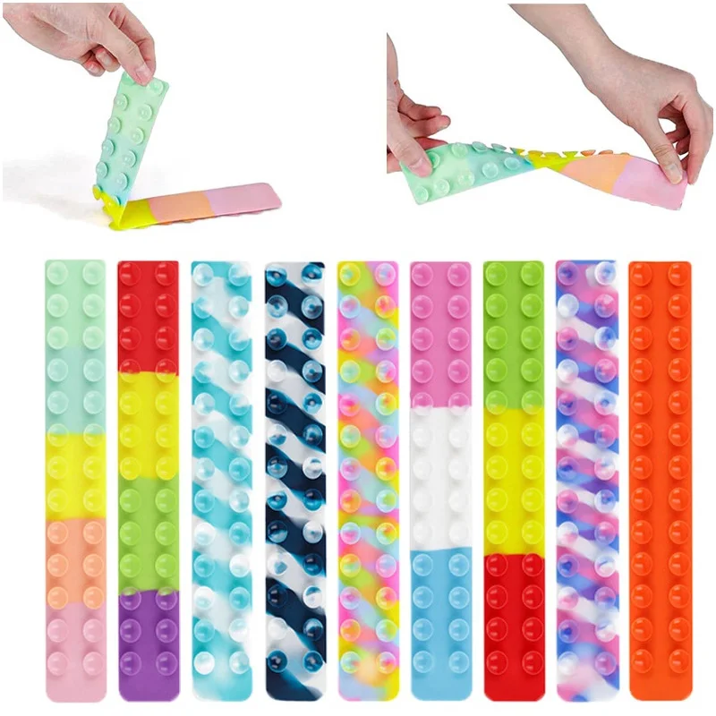 1pc Magic Sucker Silicone Slap tape Squidopop Antistress Stress Relief Hand Fidget Toy for Kids Adults
1pc Magic Sucker Silicone Slap tape Squidopop Antistress Stress Relief Hand Fidget Toy for Kids Adults