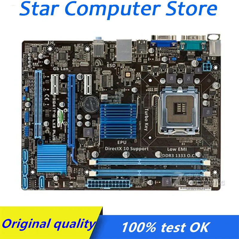 Материнская плата USB2.0 SATA2 LGA 775 DDR3 G41 G41M для настольного компьютера, б/у
Материнская плата USB2.0 SATA2 LGA 775 DDR3 G41 G41M для настольного компьютера, б/у