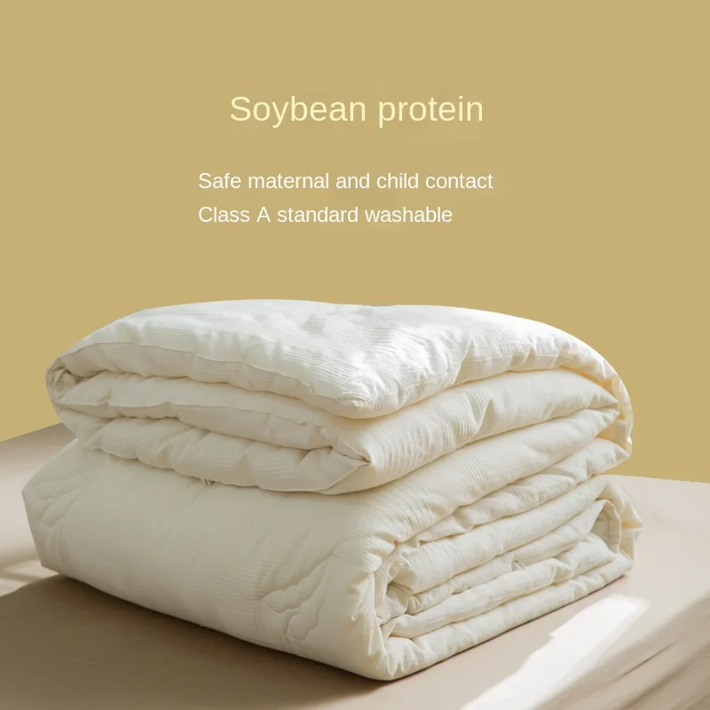 Bedding Soybean Synthetic Quilt Quilt for Spring and Autumn 100% Cotton Quilt Inner Airable Cover Thin Duvet Cotton Quilt 
Bedding Soybean Synthetic Quilt Quilt for Spring and Autumn 100% Cotton Quilt Inner Airable Cover Thin Duvet Cotton Quilt