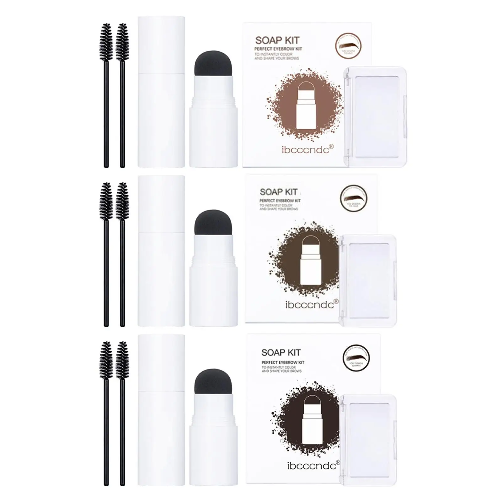 Eyebrow Powder Stamp Shaping Kit Stamp Brow for Eyebrow Makeup 2 Brushes 
Eyebrow Powder Stamp Shaping Kit Stamp Brow for Eyebrow Makeup 2 Brushes
