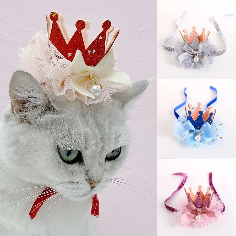 Adjustable Elastic Party Pet Tiara Cute Lace Kitten Princess Hat Pet Birthday Celebration Accessories Household Kitten Supplies
Adjustable Elastic Party Pet Tiara Cute Lace Kitten Princess Hat Pet Birthday Celebration Accessories Household Kitten Supplies