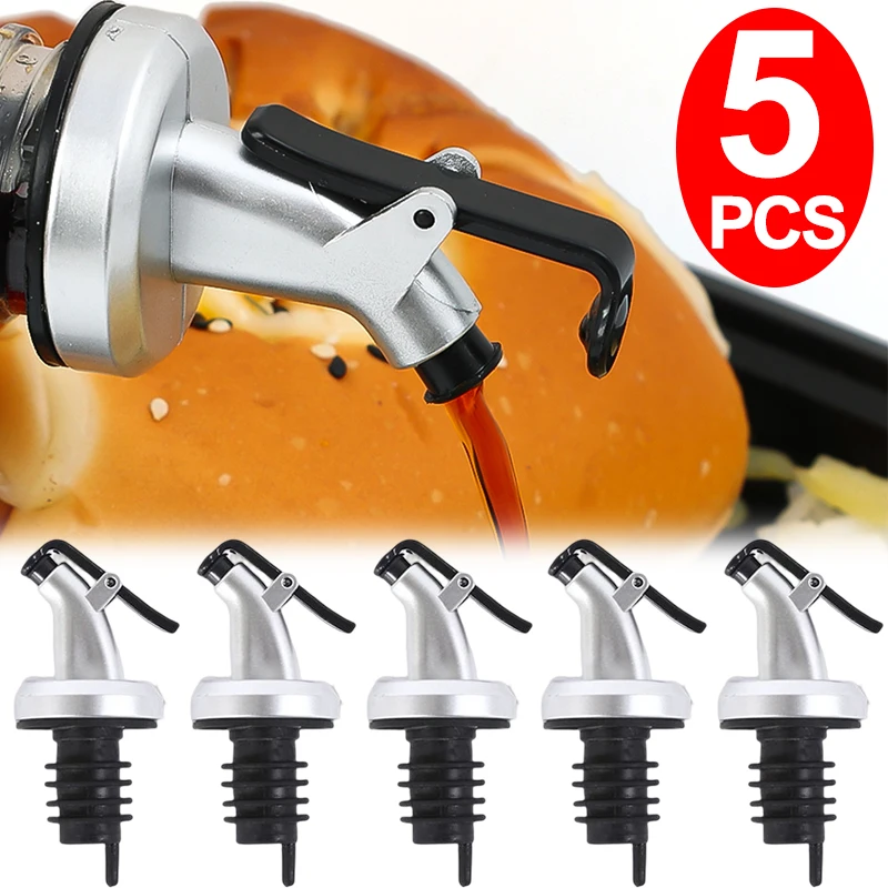 5Pcs Oil Bottle Stopper Cap Dispenser Sprayer Lock Wine Pourer Sauce Nozzle Liquor Leak-Proof Plug Oil Pour Spouts Kitchen Tools
5Pcs Oil Bottle Stopper Cap Dispenser Sprayer Lock Wine Pourer Sauce Nozzle Liquor Leak-Proof Plug Oil Pour Spouts Kitchen Tools