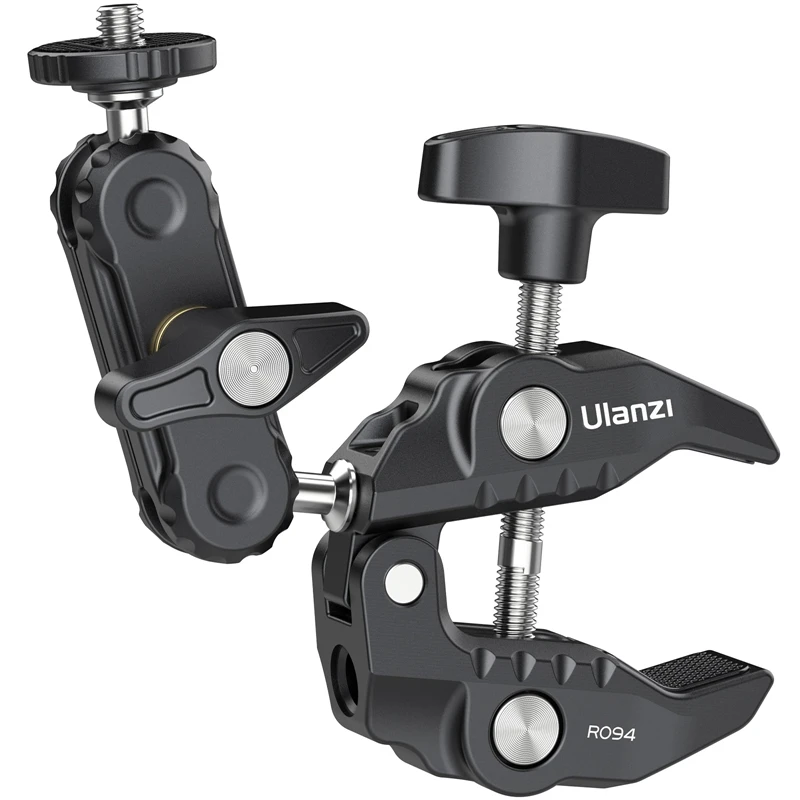 Ulanzi Metal Super Clamp with Double Ballhead Magic Arm for Camera Light Mic Video Monitor Clamp 1/4 3/8 Thread For Rods Hook
Ulanzi Metal Super Clamp with Double Ballhead Magic Arm for Camera Light Mic Video Monitor Clamp 1/4 3/8 Thread For Rods Hook