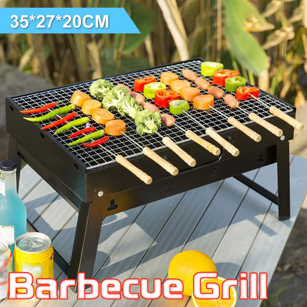 Lightweight BBQ Charcoal Grill Folding Portable Barbecue Grill with Handle Camping Grill for Outdoor Picnic Party Easy to Clean
Lightweight BBQ Charcoal Grill Folding Portable Barbecue Grill with Handle Camping Grill for Outdoor Picnic Party Easy to Clean