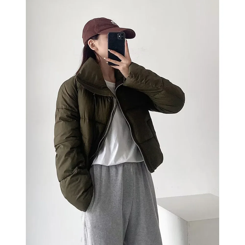 PB&ZA Winter coat for women 2022 stylish Short padded jacket Solid zipper Casual chic and elegant jacket Warm Outerwear Female
PB&ZA Winter coat for women 2022 stylish Short padded jacket Solid zipper Casual chic and elegant jacket Warm Outerwear Female