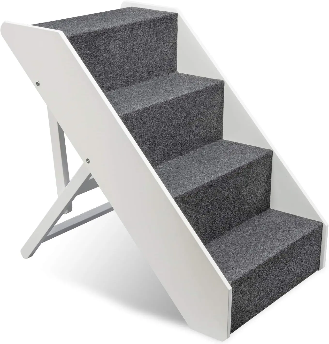 Dog Stairs, 4 Levels Height Adjustment Wide Pet Steps, Foldable, White Hamster sand bath Pooper scooper Bunny accessories pet Li
Dog Stairs, 4 Levels Height Adjustment Wide Pet Steps, Foldable, White Hamster sand bath Pooper scooper Bunny accessories pet Li