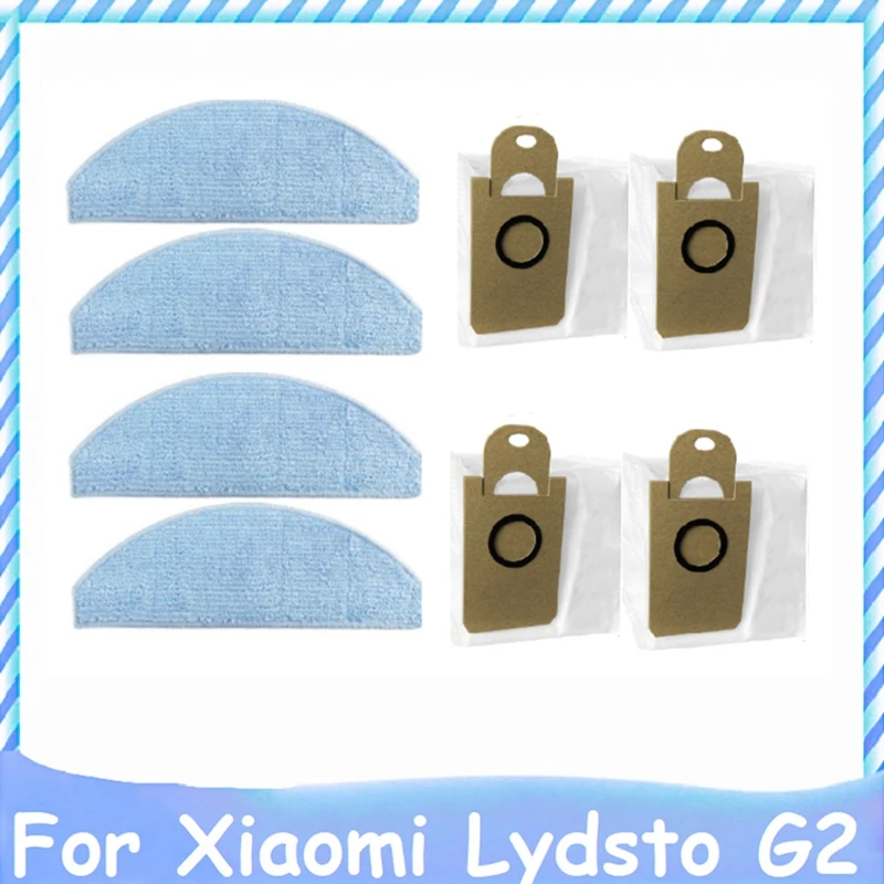 8Pcs Washable Mop Cloth Dust Bag For Xiaomi Lydsto G2 Robot Vacuum Cleaner Replacement Household Cleaning Accessories
8Pcs Washable Mop Cloth Dust Bag For Xiaomi Lydsto G2 Robot Vacuum Cleaner Replacement Household Cleaning Accessories