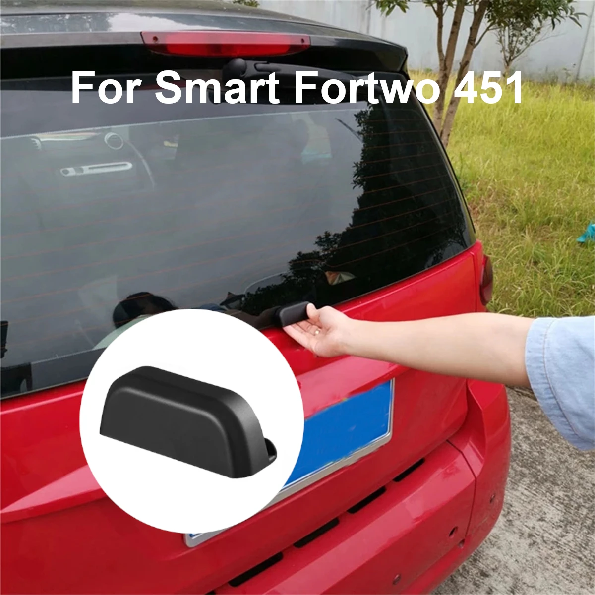 Car Rear Bumper Open Handle Trunk Back Door Window Buckle Sticker Auxiliary Knob ABS Plastic For Smart Fortwo 451 2008 -2014
Car Rear Bumper Open Handle Trunk Back Door Window Buckle Sticker Auxiliary Knob ABS Plastic For Smart Fortwo 451 2008 -2014