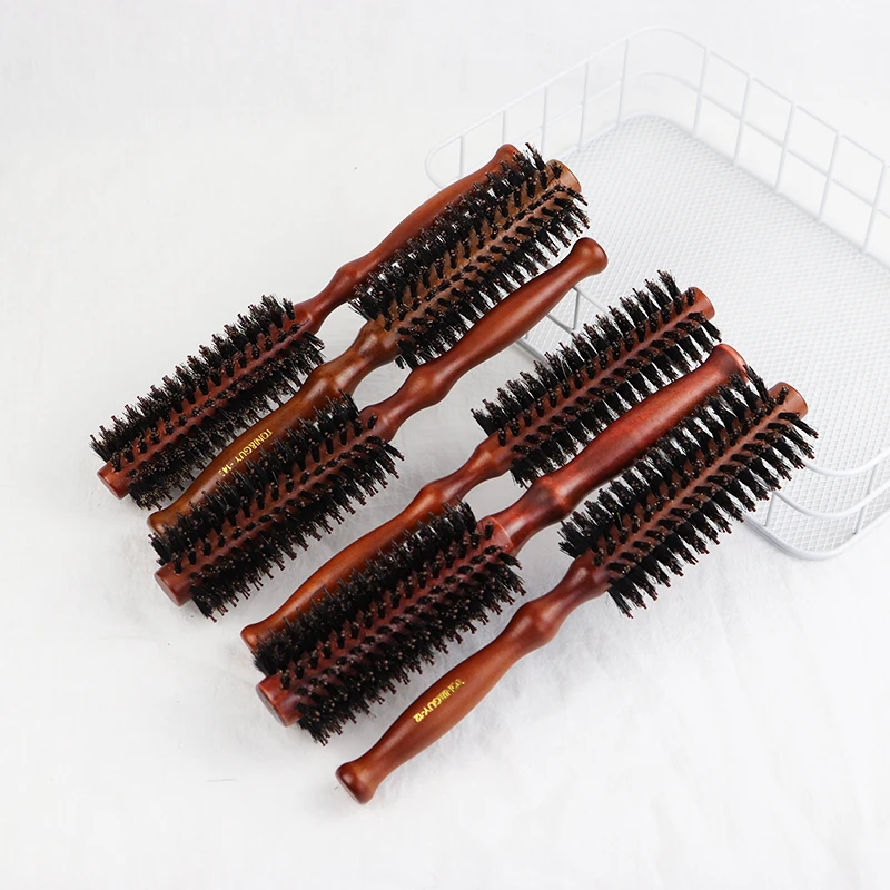 Wooden Handle Boar Bristle Straight Twill Roller Round Hair Comb Hairdressing Styling Curly Hair Brush For Women
Wooden Handle Boar Bristle Straight Twill Roller Round Hair Comb Hairdressing Styling Curly Hair Brush For Women