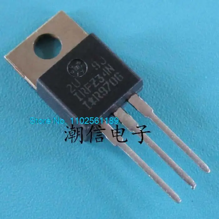10PCS/LOT IRFZ34N 30A 60V 
10PCS/LOT IRFZ34N 30A 60V