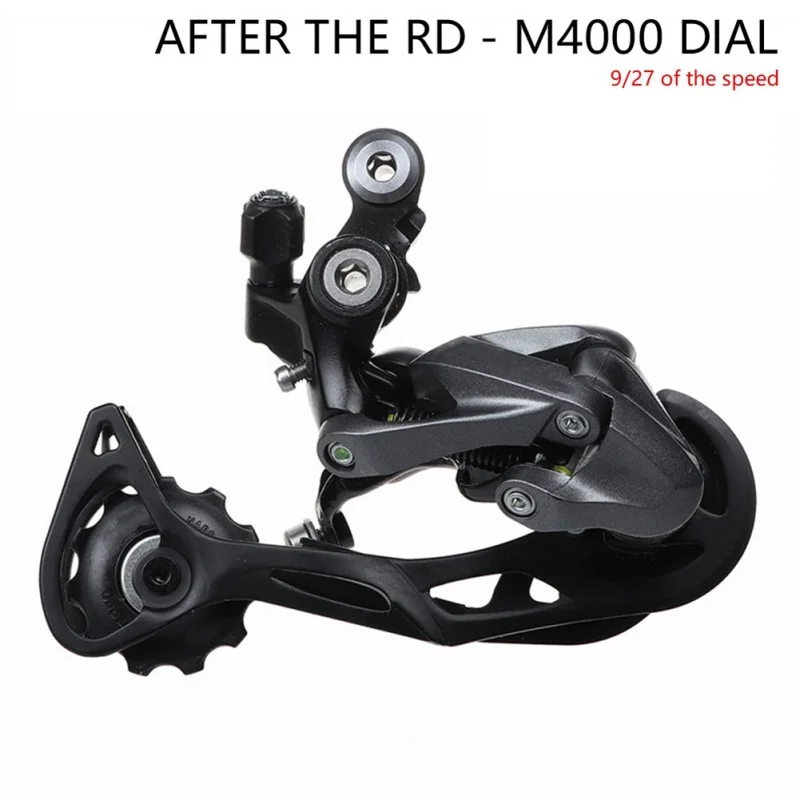 Bike 9-speed 27-speed Transmission M4000 Finger Dial Split Finger Cycling Dial Rear Dial ALIVIO Transmission Rear Derailleur
Bike 9-speed 27-speed Transmission M4000 Finger Dial Split Finger Cycling Dial Rear Dial ALIVIO Transmission Rear Derailleur