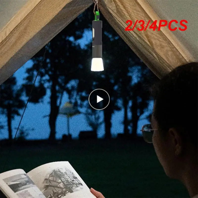 2/3/4PCS 4 Working Gear Outdoor Led Light Type-c Charging Usb Charging Camping Lantern Waterproof 18650 Battery Flashlight Mini
2/3/4PCS 4 Working Gear Outdoor Led Light Type-c Charging Usb Charging Camping Lantern Waterproof 18650 Battery Flashlight Mini