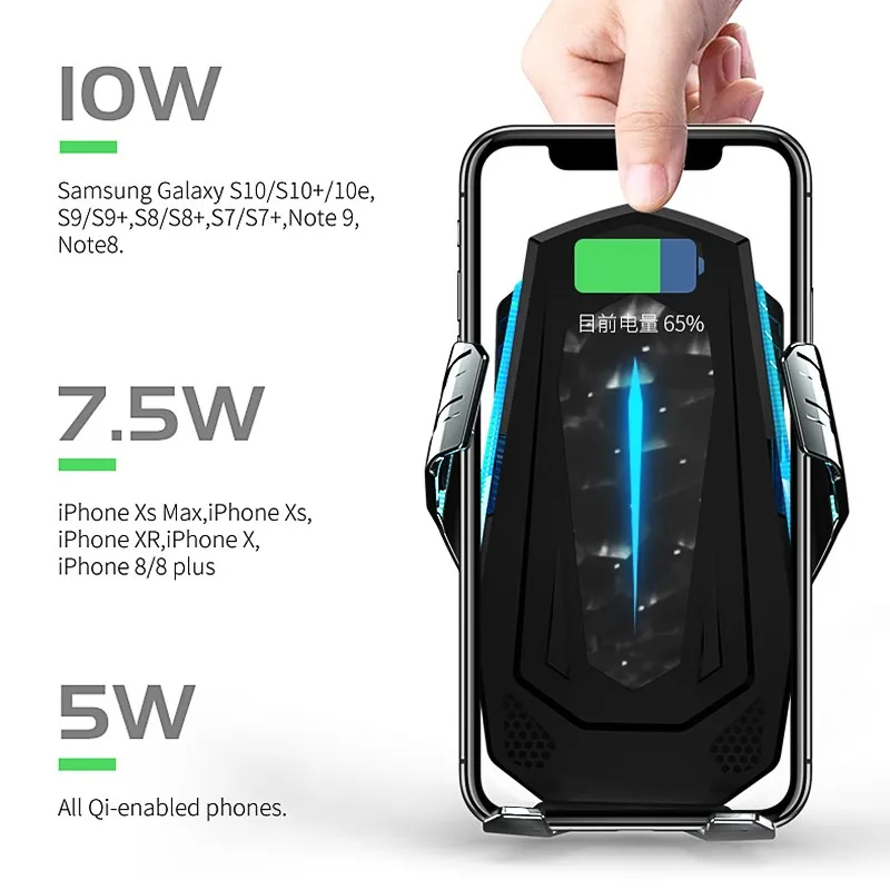 M6 Car Wireless Charger 10W Car Mobile Phone Holder Vent Phone Holder GPS Holder Suitable For IPhone Wireless Charger
M6 Car Wireless Charger 10W Car Mobile Phone Holder Vent Phone Holder GPS Holder Suitable For IPhone Wireless Charger