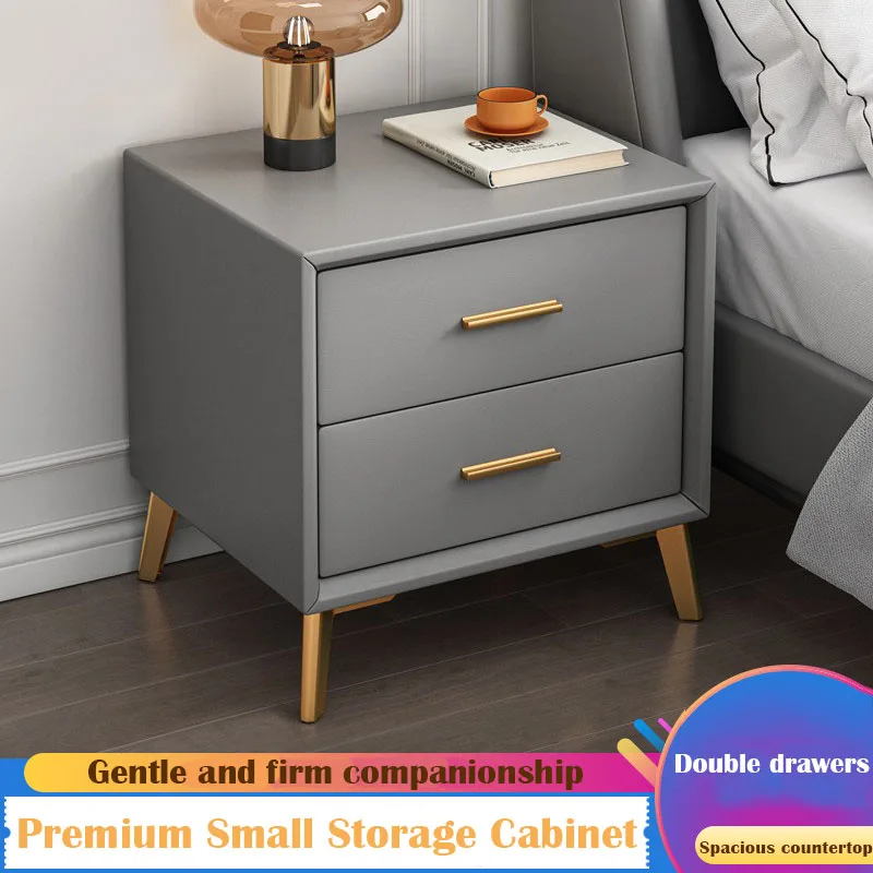 Light luxury Bedside Table Simple Modern Double Drawers Advanced SmallStorage Cabinet Nightstands For Bedroom Nordic Furniture
Light luxury Bedside Table Simple Modern Double Drawers Advanced SmallStorage Cabinet Nightstands For Bedroom Nordic Furniture