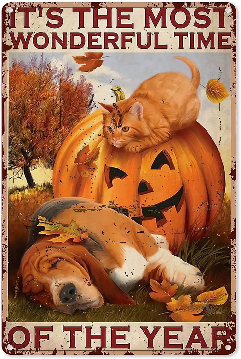 Vintage Metal Tin Sign Halloween It's The Most Wonderful Time of The Year Home Wall Decor Gift Garden Yard Signs Printing Plaque
Vintage Metal Tin Sign Halloween It's The Most Wonderful Time of The Year Home Wall Decor Gift Garden Yard Signs Printing Plaque