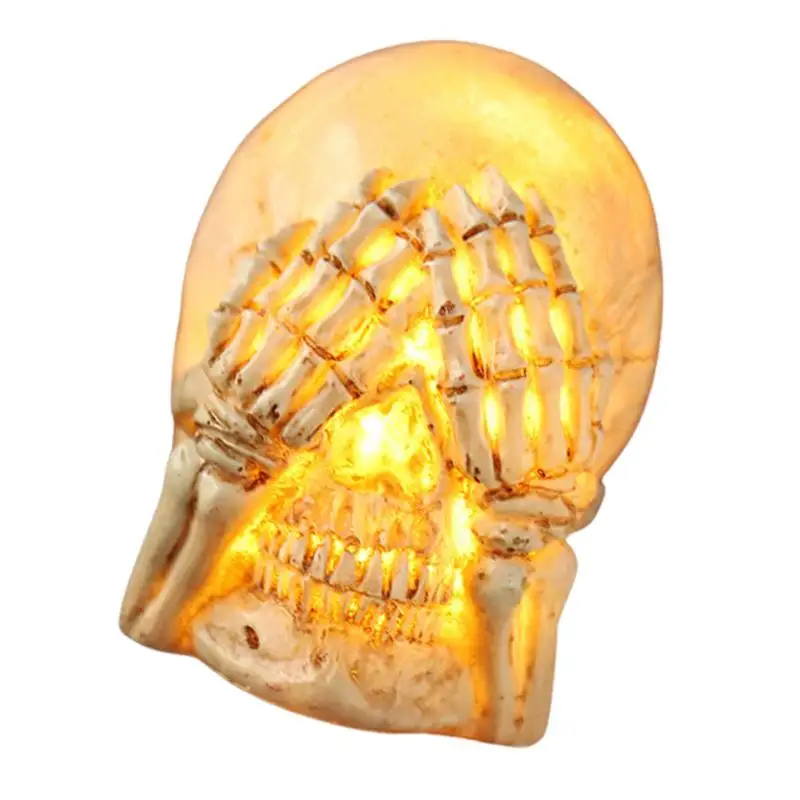 Halloween Skull Decor Lighted Resin Skulls Heads Lightweight Sturdy Horror Halloween Decoration For Street Carnival Easter
Halloween Skull Decor Lighted Resin Skulls Heads Lightweight Sturdy Horror Halloween Decoration For Street Carnival Easter