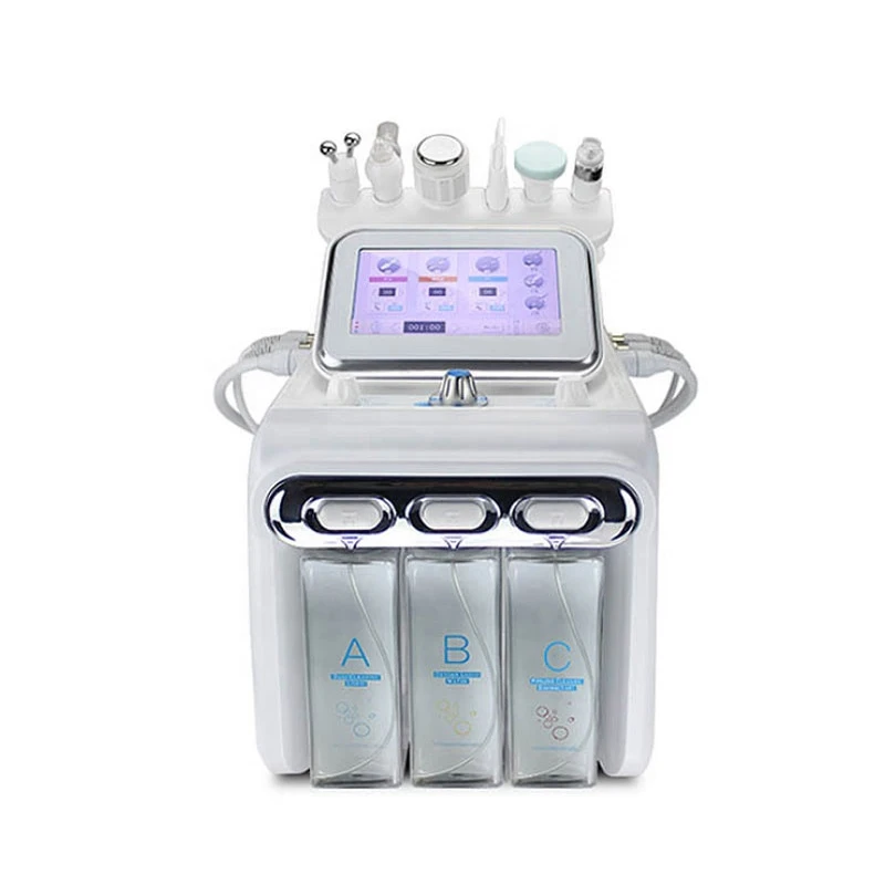 6 in 1 Skin Care Hydrafacial Machine Small Bubble Microdermoabrasion Facial Oxygen Machine For Beauty Salon 
6 in 1 Skin Care Hydrafacial Machine Small Bubble Microdermoabrasion Facial Oxygen Machine For Beauty Salon