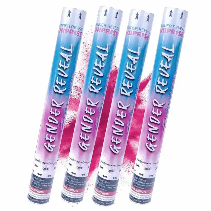 Gender Reveal Powder Confetti Smoke Cannon 4pcs Baby Boy Blue Baby Girl Pink Gender Reveal Decor For He Or She Baby Shower Baby 
Gender Reveal Powder Confetti Smoke Cannon 4pcs Baby Boy Blue Baby Girl Pink Gender Reveal Decor For He Or She Baby Shower Baby