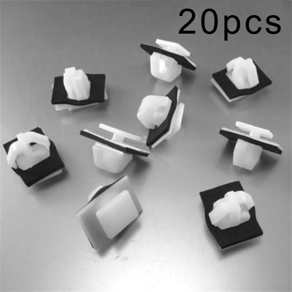 20Pcs Nylon Moulding Clips Rocker Panel Retainer With Sealer For Hyundai 87756-2E000 Car Snap With Gasket Accessories
20Pcs Nylon Moulding Clips Rocker Panel Retainer With Sealer For Hyundai 87756-2E000 Car Snap With Gasket Accessories