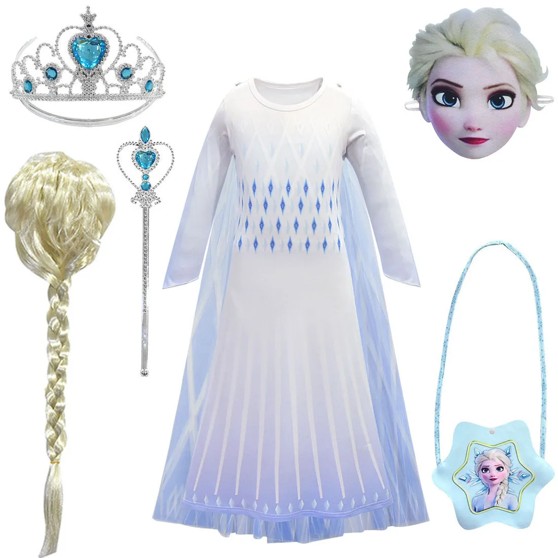 2022 Anna Elsa Dress Girls Summer Dress Princess Cosplay Costume Dresses for Kids Christmas Birthday Fancy Party Vestidos Menina
2022 Anna Elsa Dress Girls Summer Dress Princess Cosplay Costume Dresses for Kids Christmas Birthday Fancy Party Vestidos Menina