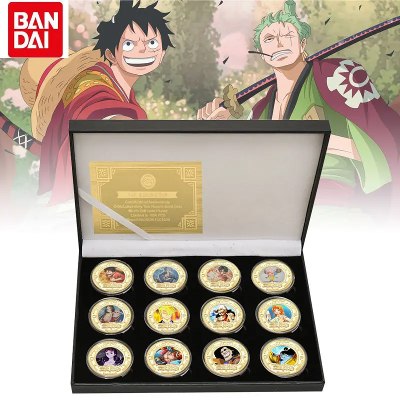 Bandai One Piece Commemorativecoin Anime Peripheral Collectibles Cartoon Luffy Chopper Nami Character Souvenir Birthday Gift
Bandai One Piece Commemorativecoin Anime Peripheral Collectibles Cartoon Luffy Chopper Nami Character Souvenir Birthday Gift