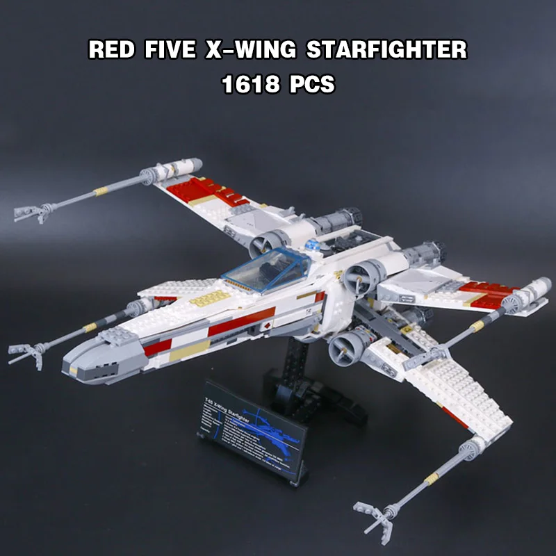 Star Plan X-Wing Red Five Planefighter Building Blocks Bricks Spacecraft Ship Compatible 10240 Toys Christmas Birthday Gift
Star Plan X-Wing Red Five Planefighter Building Blocks Bricks Spacecraft Ship Compatible 10240 Toys Christmas Birthday Gift