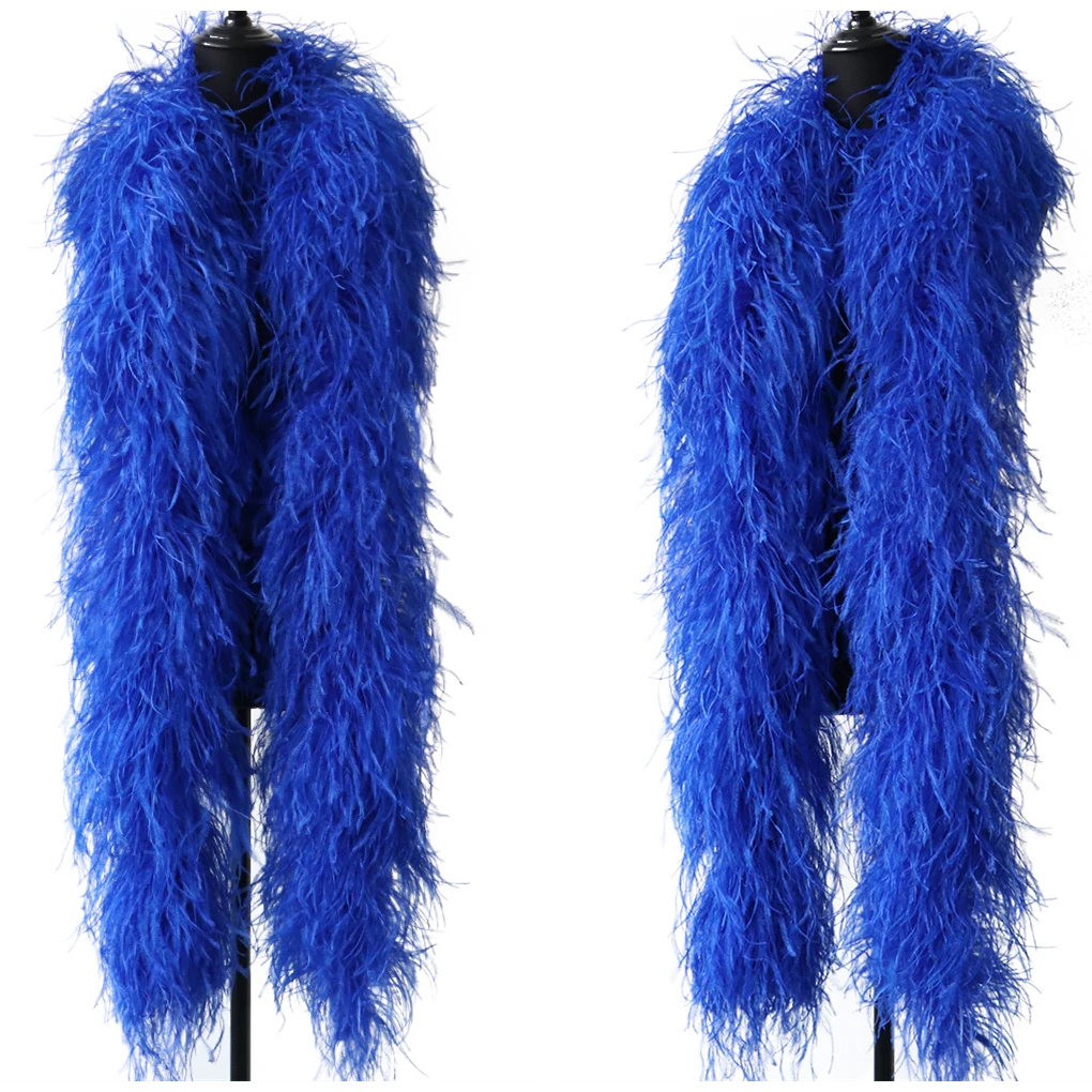 Fluffy Royal Blue Ostrich Feather Boa 10ply Fashion Plume Shawl For Wedding Clothes Decoration PlumasTrims skirt Party/Costume
Fluffy Royal Blue Ostrich Feather Boa 10ply Fashion Plume Shawl For Wedding Clothes Decoration PlumasTrims skirt Party/Costume