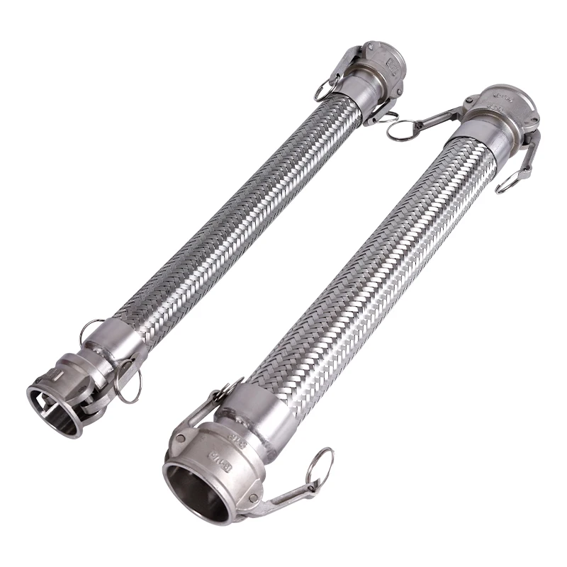 Wrench-type fast female male male metal bellows/304 stainless steel female and male discharge pipe unloading hose AB
Wrench-type fast female male male metal bellows/304 stainless steel female and male discharge pipe unloading hose AB