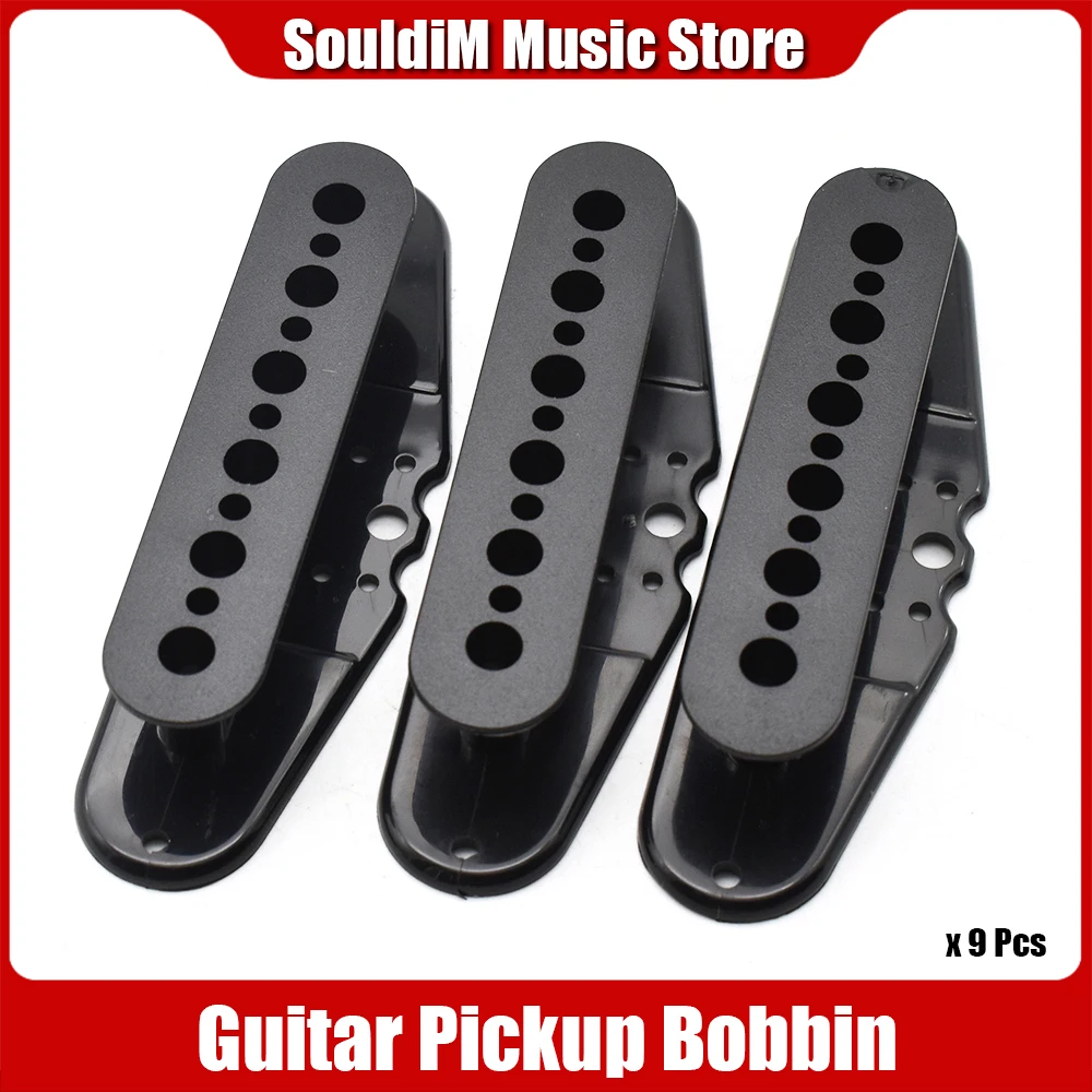 9pcs Black Plastic Electric Guitar Pickup Bobbins 48/50/52mm Pole Spacing Black ST Pickup Bobbin
9pcs Black Plastic Electric Guitar Pickup Bobbins 48/50/52mm Pole Spacing Black ST Pickup Bobbin