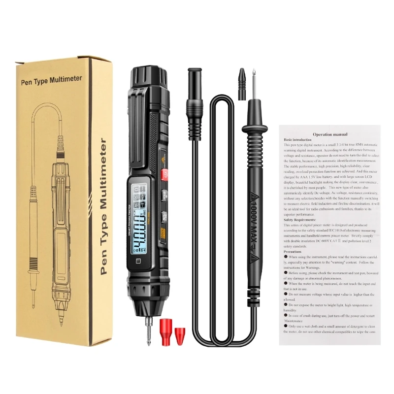 Pen Type Digital Multimeter Electrical Tester with NCV- Voltmeter Ohmmeter Live Line Digital Testers with Flashlight Dropship
Pen Type Digital Multimeter Electrical Tester with NCV- Voltmeter Ohmmeter Live Line Digital Testers with Flashlight Dropship