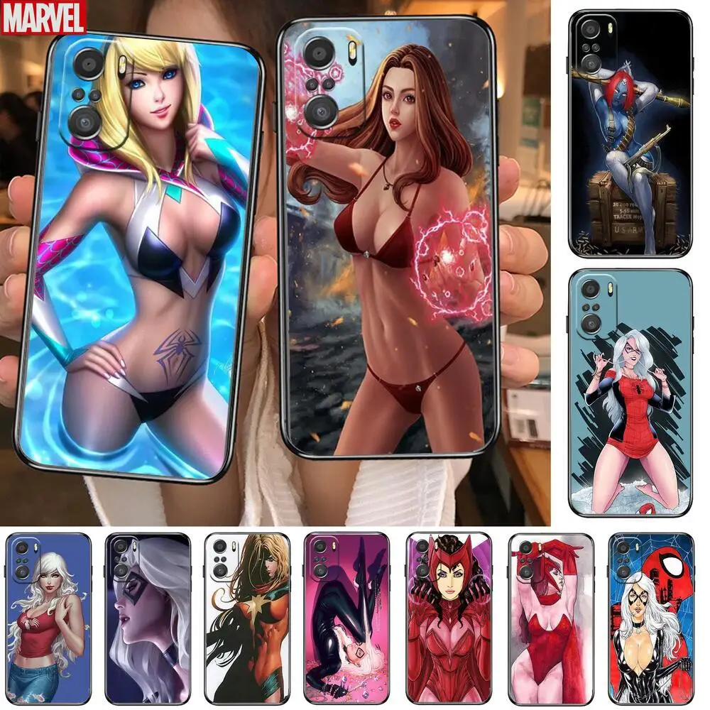 Marvel sexy girl women Phone Case For xiaomi mi 11 Lite pro Ultra 10s 9 8 MIX 4 FOLD 10T 5g Black Cover Silicone Back Prett
Marvel sexy girl women Phone Case For xiaomi mi 11 Lite pro Ultra 10s 9 8 MIX 4 FOLD 10T 5g Black Cover Silicone Back Prett