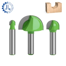 Round Bottom Over Nose Router Bit CNC 6mm Router Bit Set Carbide Ball End Mill 6mm 8mm for Wood Woodworking