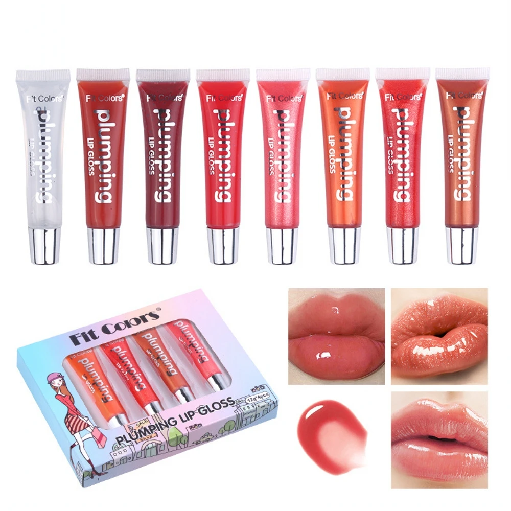 4Pcs/Box Lip Gloss Lip Oil Plump Jelly Fit Colors Lip Plumping Effect Big Mouth Moisturizing Long Lasting Lips Makeup 2022 New
4Pcs/Box Lip Gloss Lip Oil Plump Jelly Fit Colors Lip Plumping Effect Big Mouth Moisturizing Long Lasting Lips Makeup 2022 New