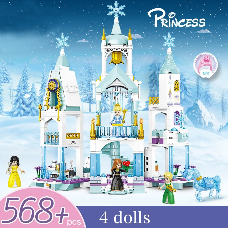 Disney Castle Blocks Toy Frozen Princess Elsa Ice Castle Winter Party Girls Children Kids Birthday Gifts Assembled Building Toys
Disney Castle Blocks Toy Frozen Princess Elsa Ice Castle Winter Party Girls Children Kids Birthday Gifts Assembled Building Toys