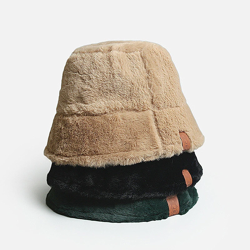 Women Plush Thicken Bucket Hats Solid Color Autumn And Winter Warm Fisherman Caps Female Outdoor Sports Casual Visor Cap Panama
Women Plush Thicken Bucket Hats Solid Color Autumn And Winter Warm Fisherman Caps Female Outdoor Sports Casual Visor Cap Panama