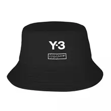 Y3 Logo Yohji Yamamoto Bucket Hats for Women Men Summer Y-3 Sun Hats Unique Design for Hiking Fisherman Caps Dropshipping