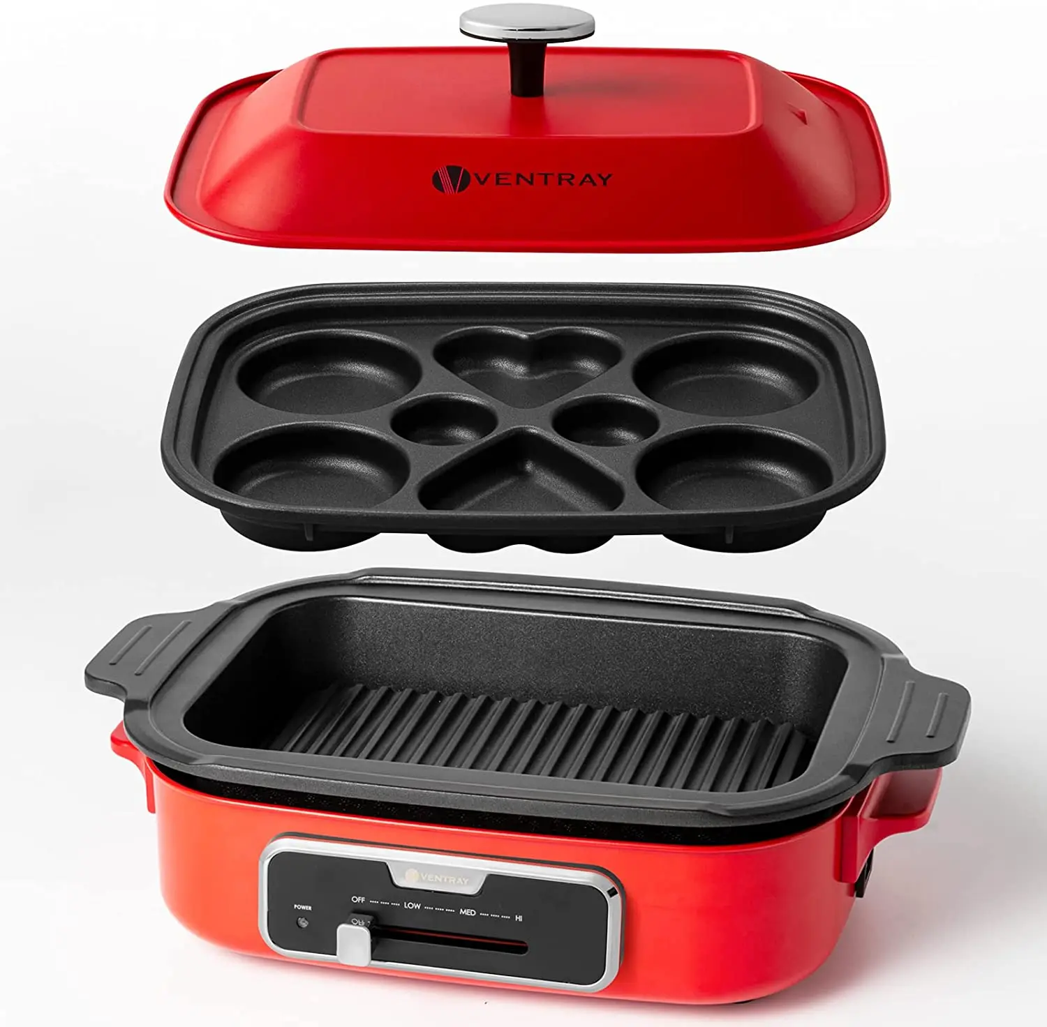 Electric Indoor Smokeless Grill Skillet with Two Nonstick Plates Multifunctional Steam Grilling Plate & Breakfast Pancake Gr 
Electric Indoor Smokeless Grill Skillet with Two Nonstick Plates Multifunctional Steam Grilling Plate & Breakfast Pancake Gr