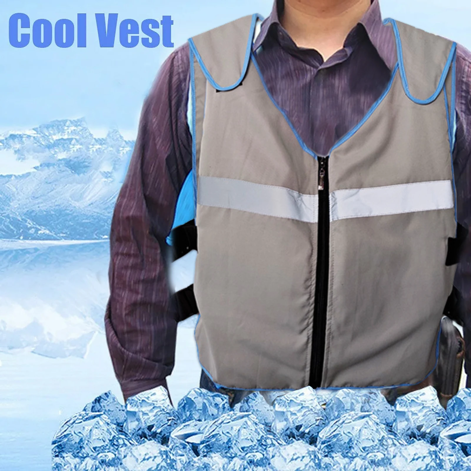 Cooling Vest For Men | Sports Cool Vest With 6 PCS Cooling Packs For Hot Weather | Ice Vest Maintains For Up To 2.5 Hours Cool J
Cooling Vest For Men | Sports Cool Vest With 6 PCS Cooling Packs For Hot Weather | Ice Vest Maintains For Up To 2.5 Hours Cool J