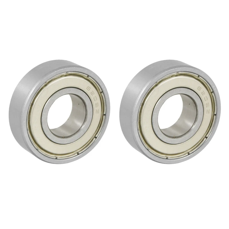 4Pcs 15X35x11mm Shielded Miniature Deep Groove Ball Radial 6202Z Ball Bearing Silver + White
4Pcs 15X35x11mm Shielded Miniature Deep Groove Ball Radial 6202Z Ball Bearing Silver + White