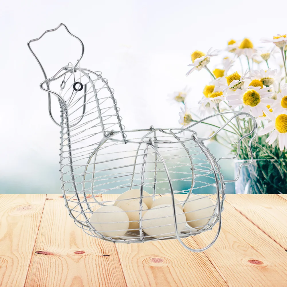 Kitchen Storage Baskets Egg Skelter Dispenser Rack Snack Snacks Container Duck Bread Metal Wire Fresh Eggs Storing 
Kitchen Storage Baskets Egg Skelter Dispenser Rack Snack Snacks Container Duck Bread Metal Wire Fresh Eggs Storing