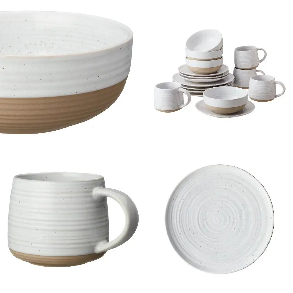 Use. "Stunning 16-Piece Abott White Round Stoneware Dinnerware Set - Ideal for Everyday or Entertaining Needs".
Use. "Stunning 16-Piece Abott White Round Stoneware Dinnerware Set - Ideal for Everyday or Entertaining Needs".