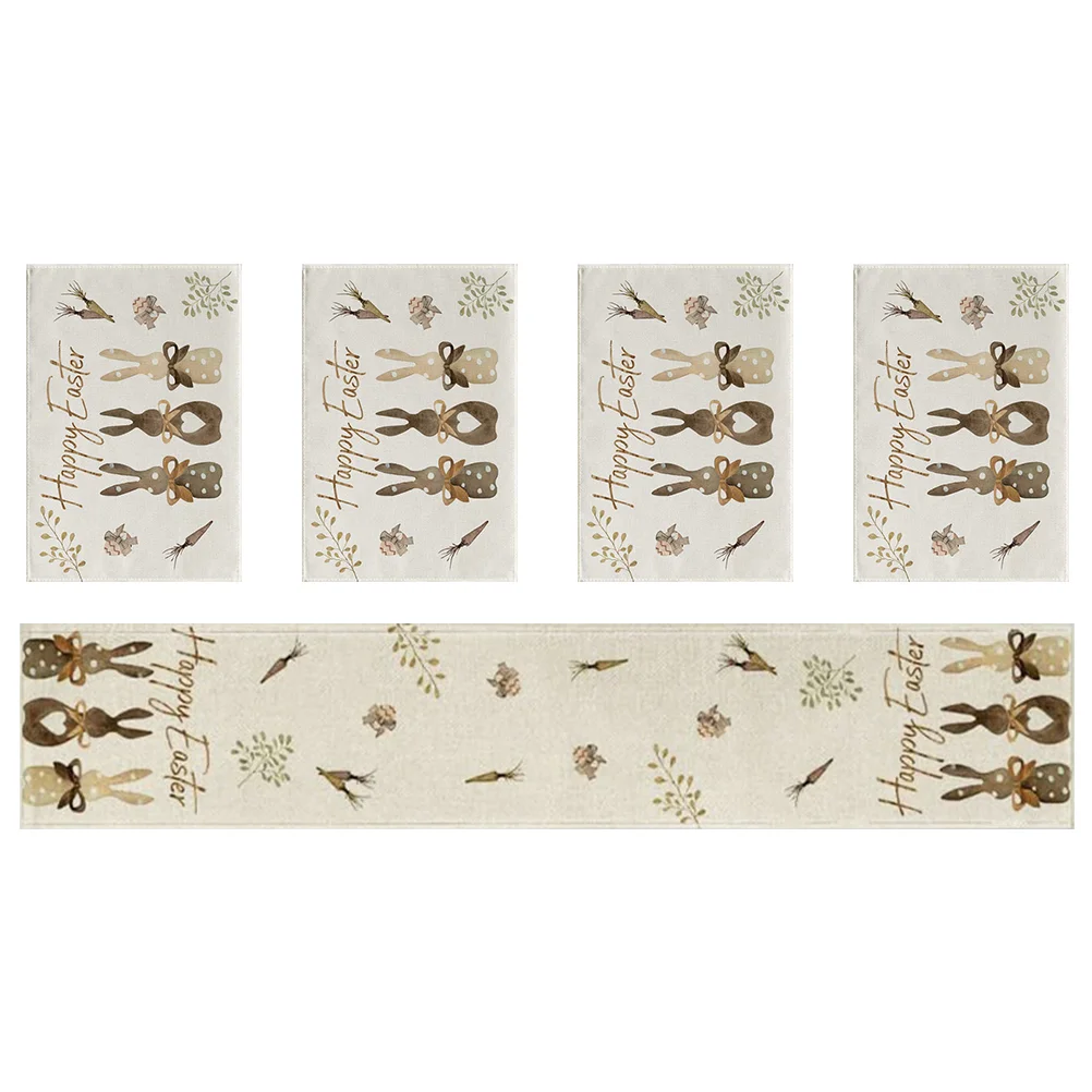 Table Runner Easter Bunny Placemats Mats Place Decorative Paper Runners Mat Spring Linen Rabbit Happy Disposable Coffee Cream
Table Runner Easter Bunny Placemats Mats Place Decorative Paper Runners Mat Spring Linen Rabbit Happy Disposable Coffee Cream