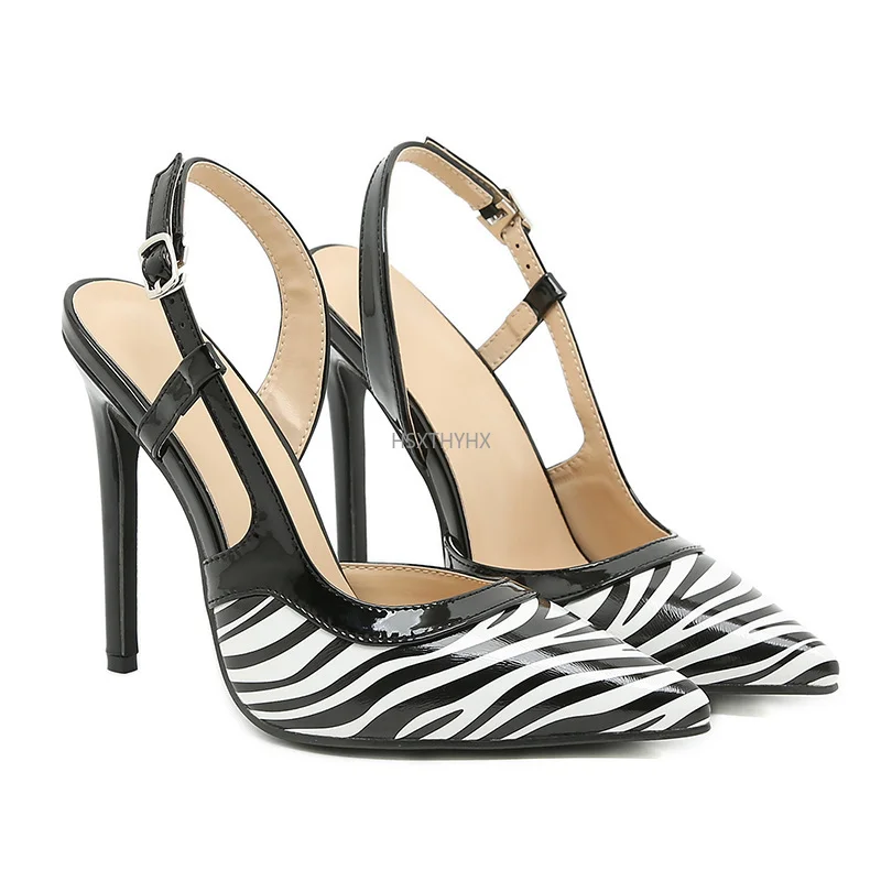 Women Pumps Stiletto Heels Zebra Fashion Striped Pointed Toe Hollow High-heeled Dress Shoes Big Size 35-42 Party Shoes
Women Pumps Stiletto Heels Zebra Fashion Striped Pointed Toe Hollow High-heeled Dress Shoes Big Size 35-42 Party Shoes