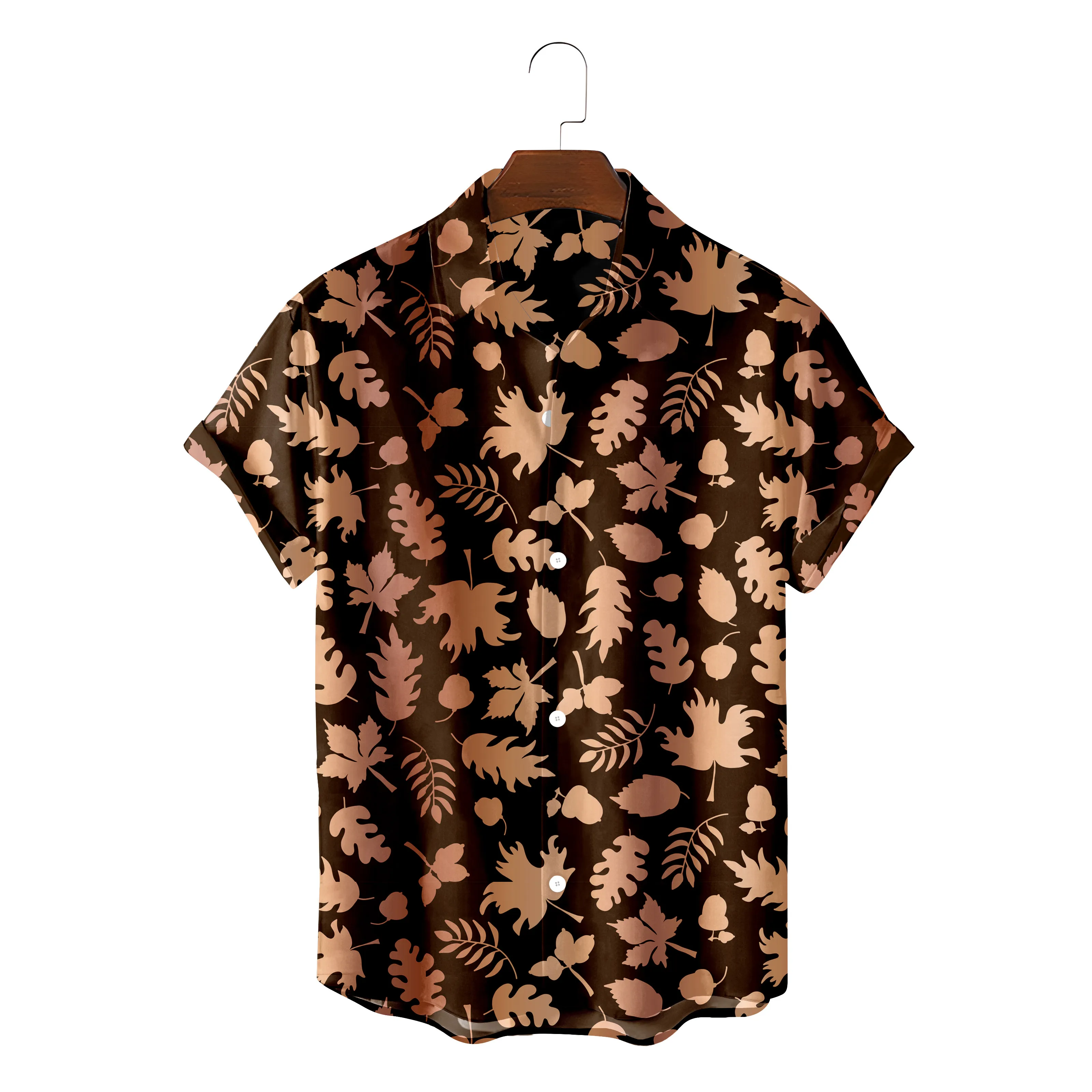 Casual Men Hawaiian Shirt Fashion Summer Beach Clothes Blusas Gold Leaf Floral Camisa Blouses Button Up Chemise Streetwear
Casual Men Hawaiian Shirt Fashion Summer Beach Clothes Blusas Gold Leaf Floral Camisa Blouses Button Up Chemise Streetwear