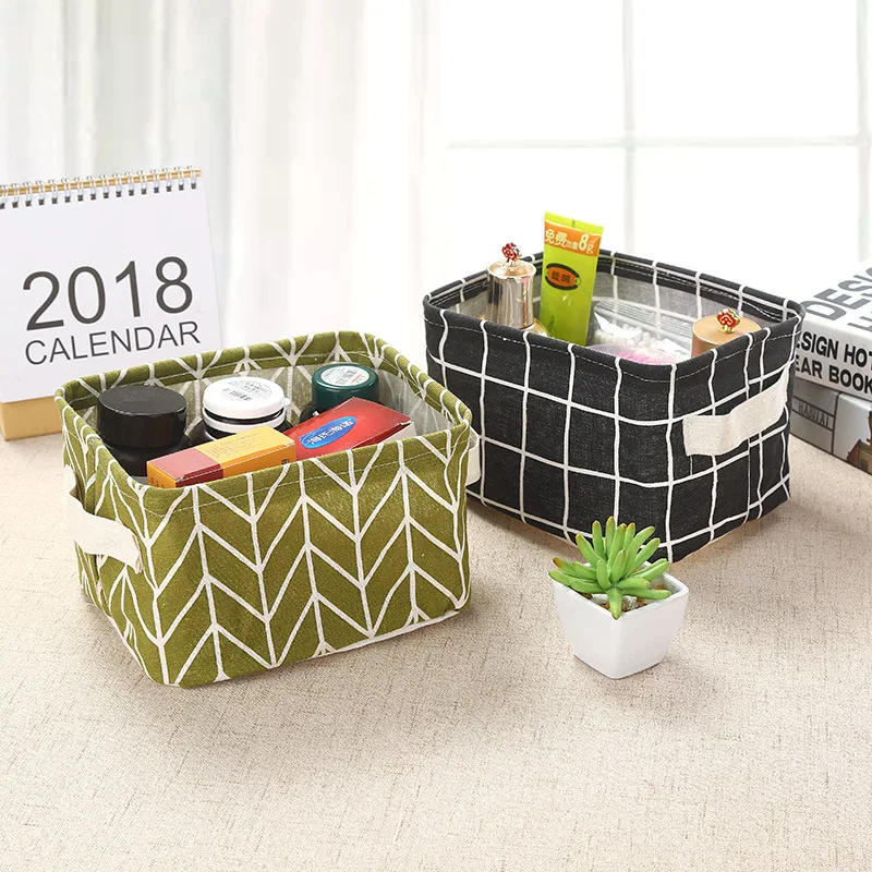 Waterproof folding desktop storage box, toy sundries storage basket, cosmetic organizer storage box
Waterproof folding desktop storage box, toy sundries storage basket, cosmetic organizer storage box
