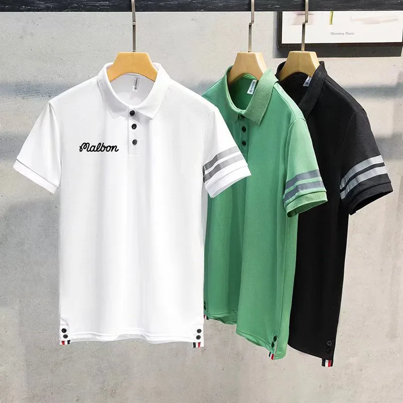 Malbon Golf Clothing Men's Summer Short Sleeved Top Golf Unisex Couple Embroidery Printed Buckets Polo Top Tee
Malbon Golf Clothing Men's Summer Short Sleeved Top Golf Unisex Couple Embroidery Printed Buckets Polo Top Tee